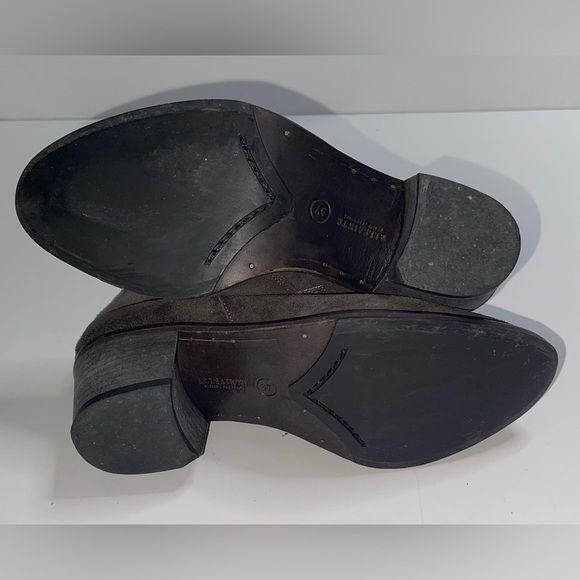 All Saints Jodphur Dark Brown Suede Ankle Boots Size 37 - Picture 4 of 6